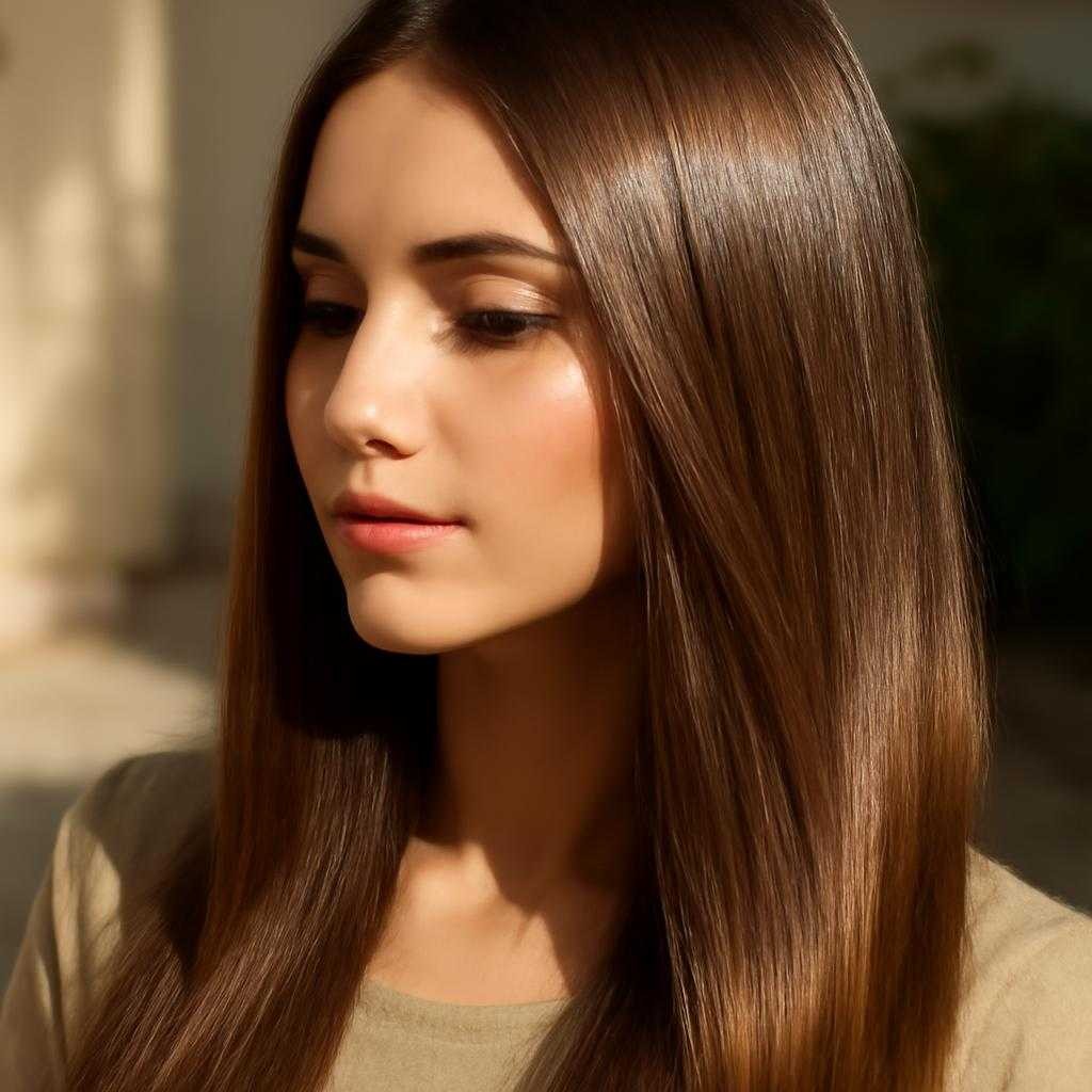 блеск волос