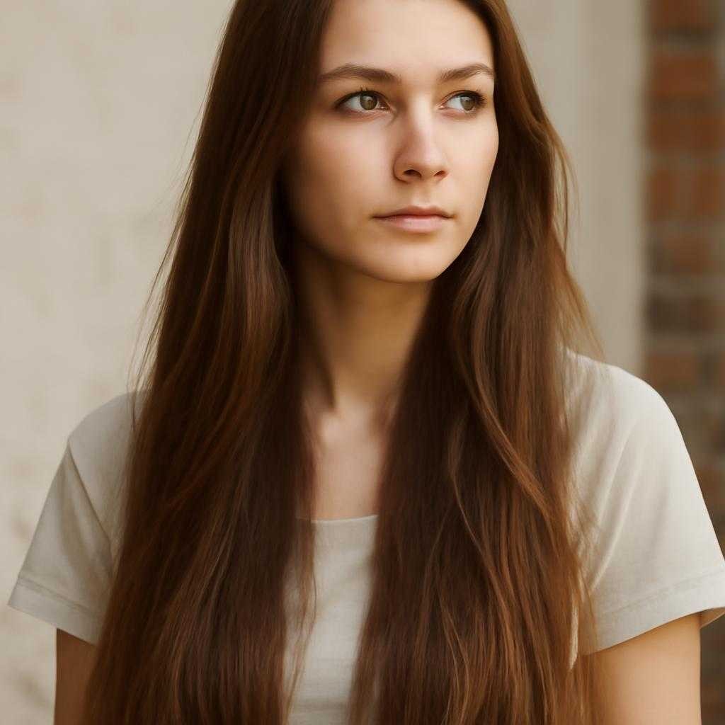 длинные волосы