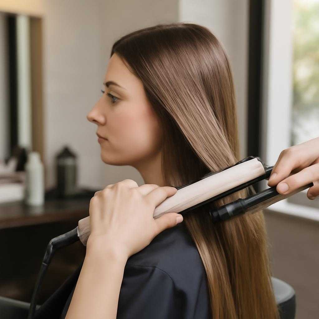 кератиновое выпрямление