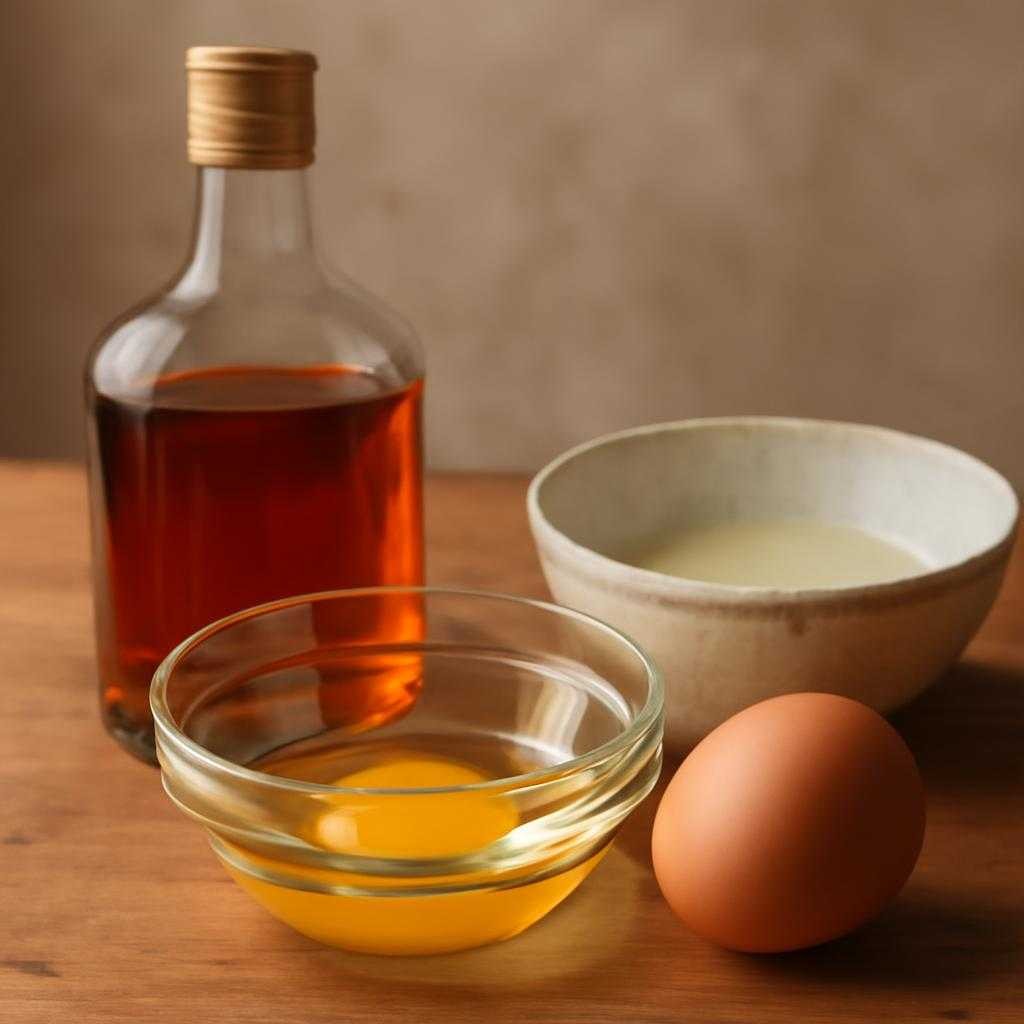 коньячно-яичная маска