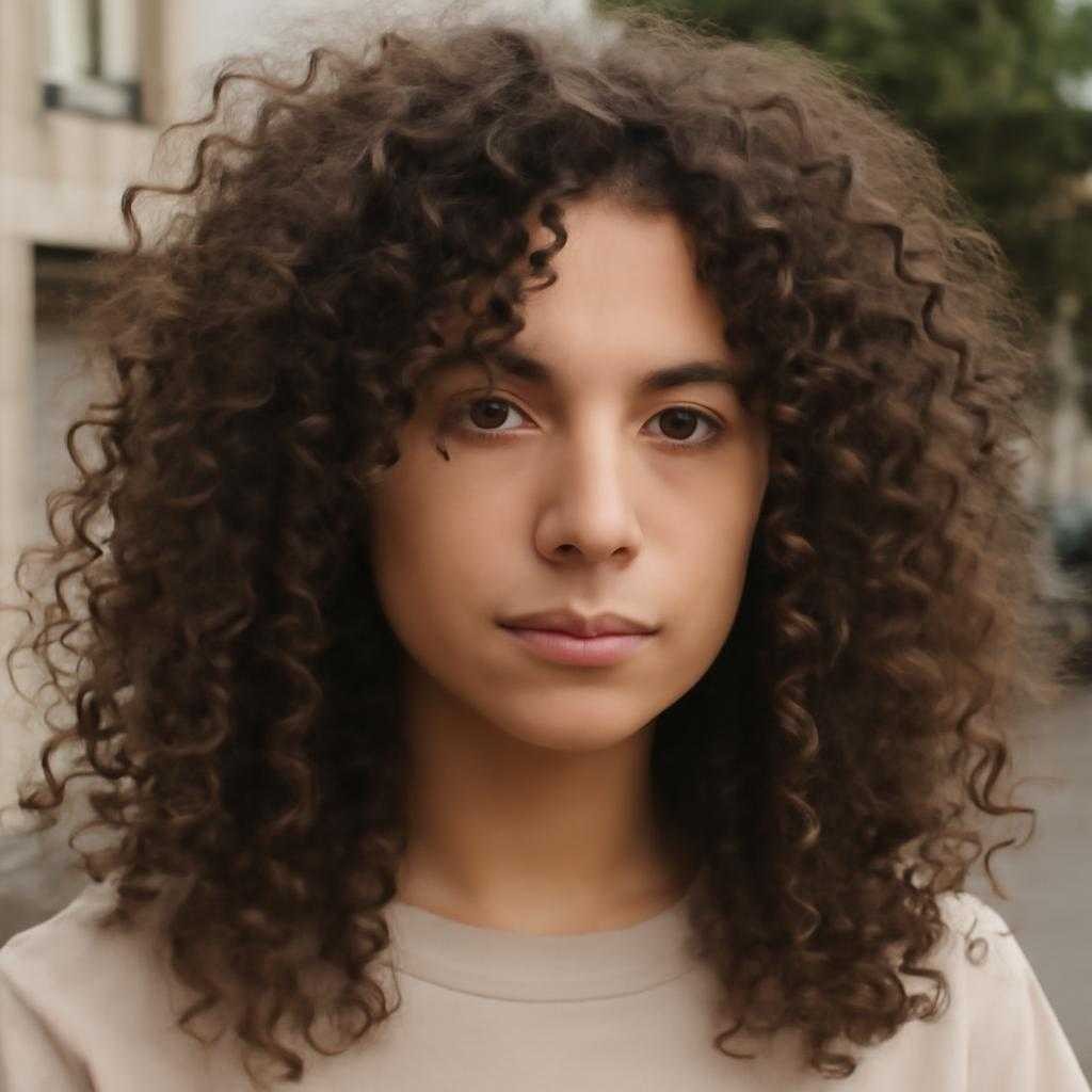 кудрявые волосы