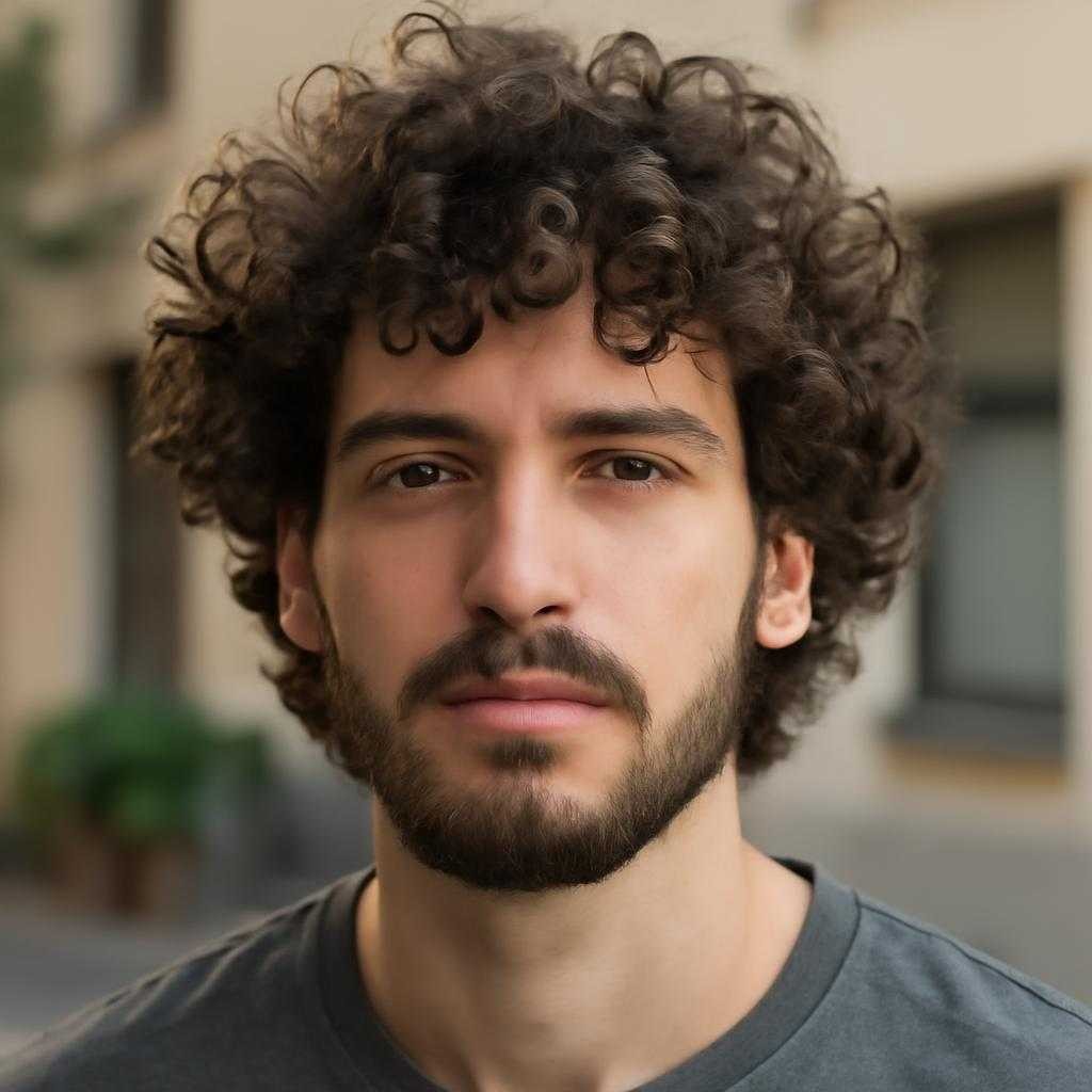 мужские кудри