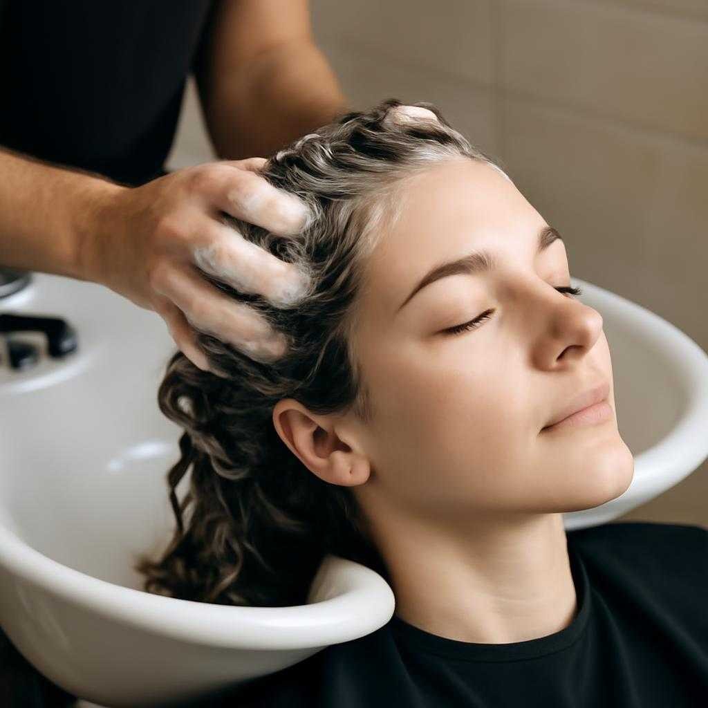 мытьё волос