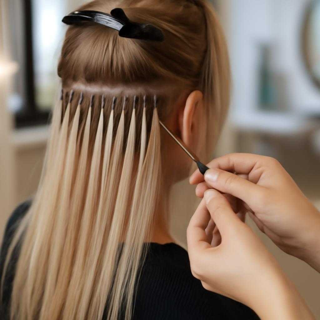 наращивание волос