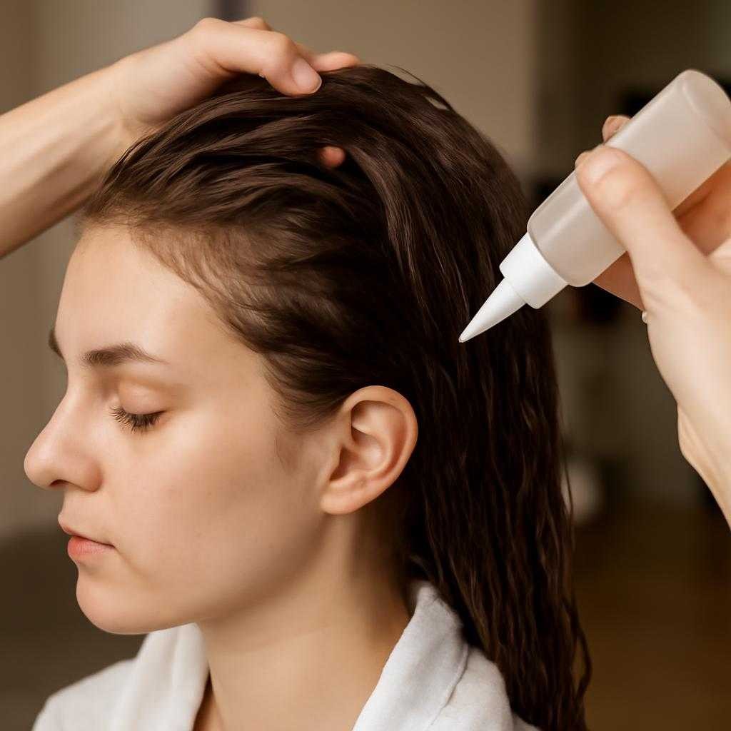 обезжиривание волос