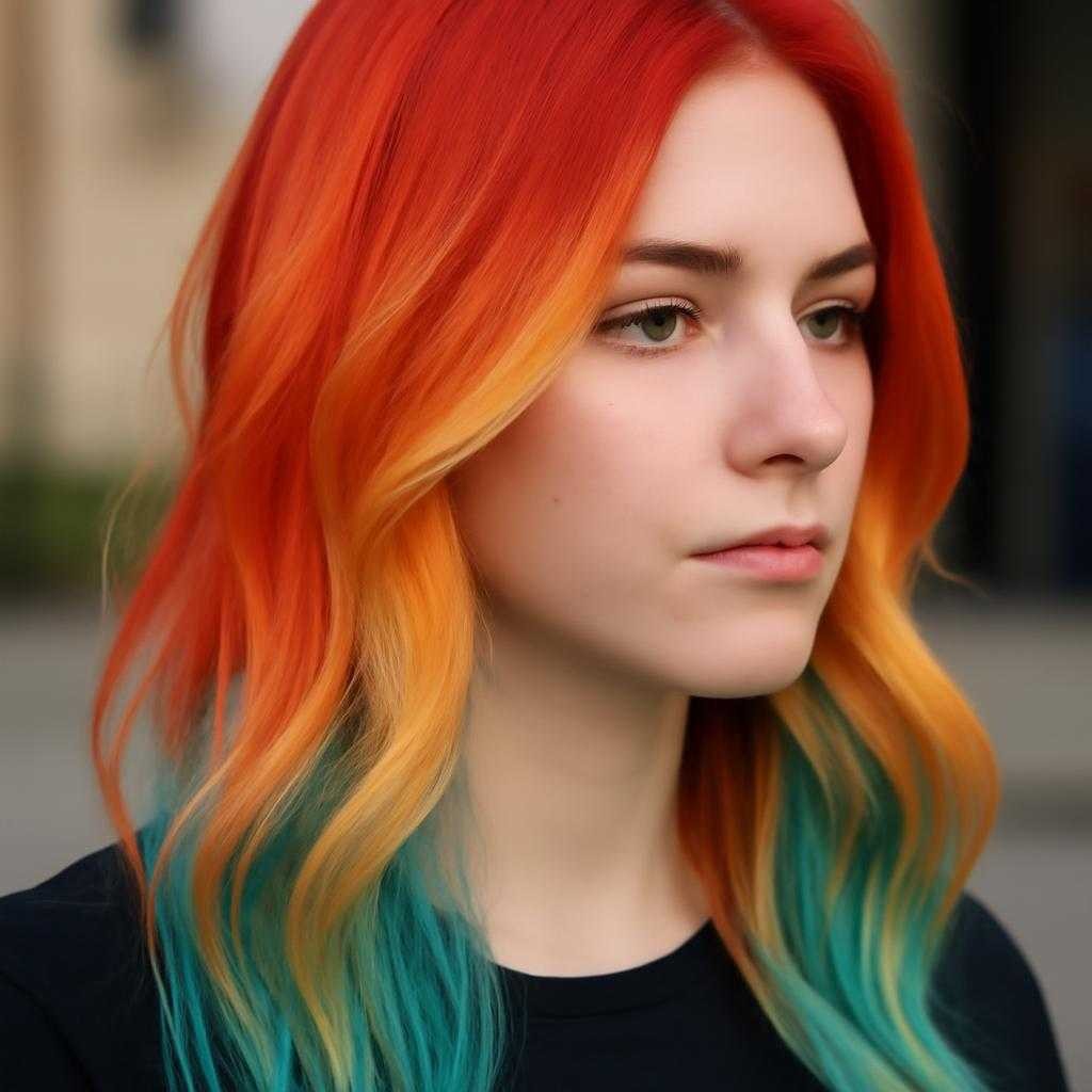 окрашенные волосы