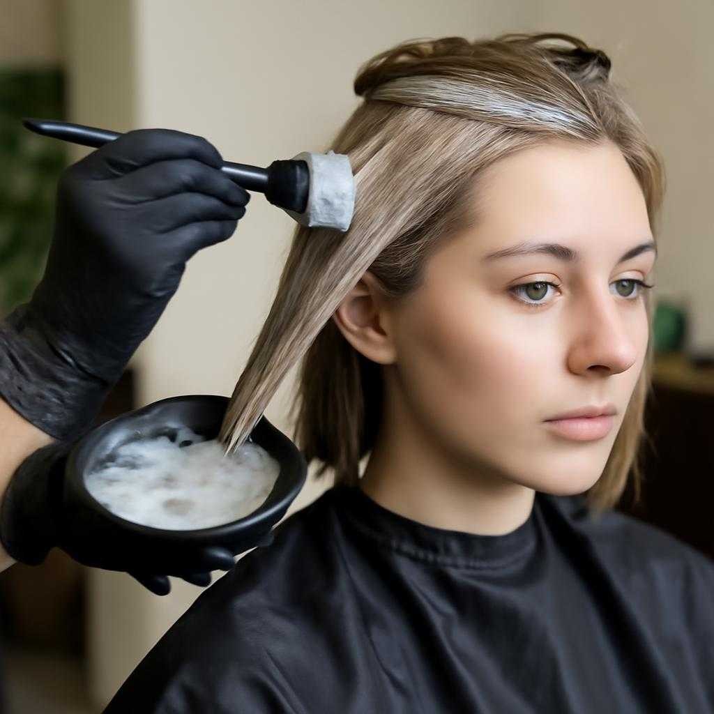 окрашивание волос