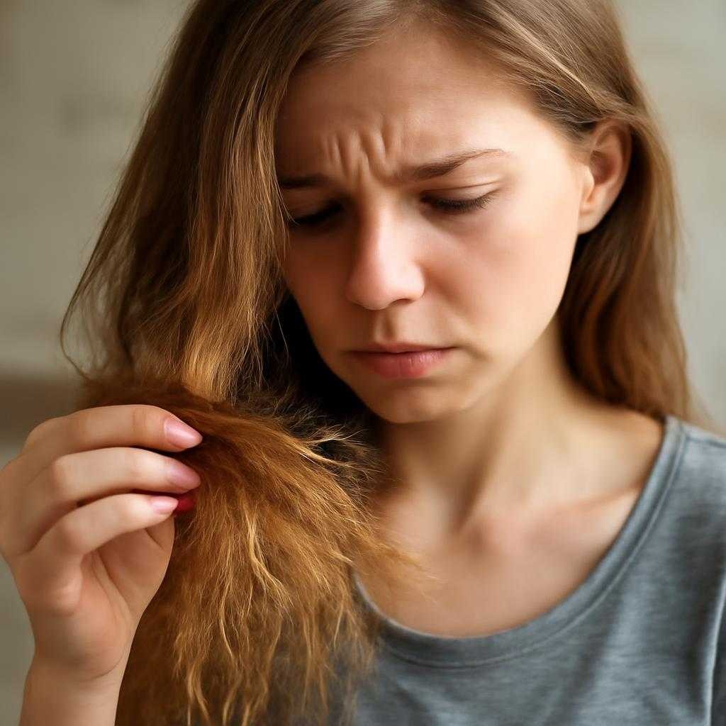 повреждённые волосы