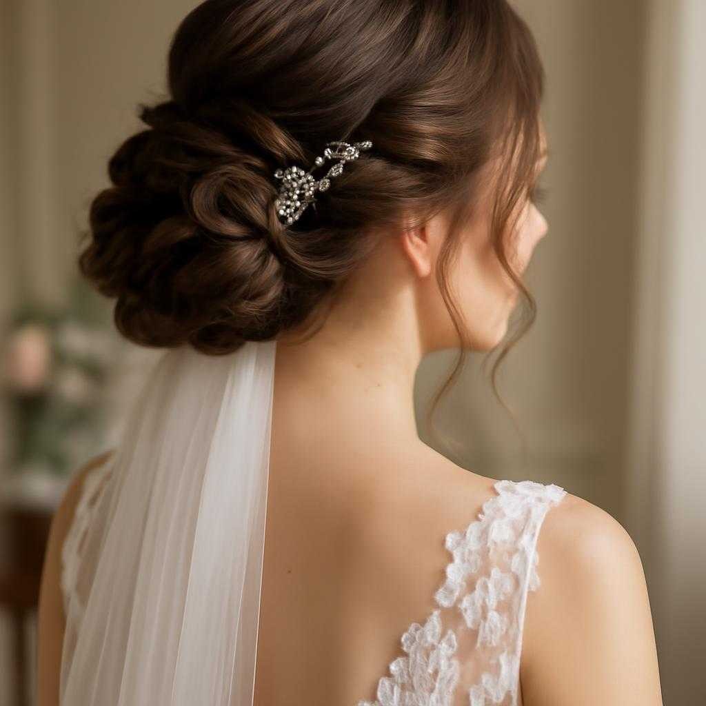 свадебные прически
