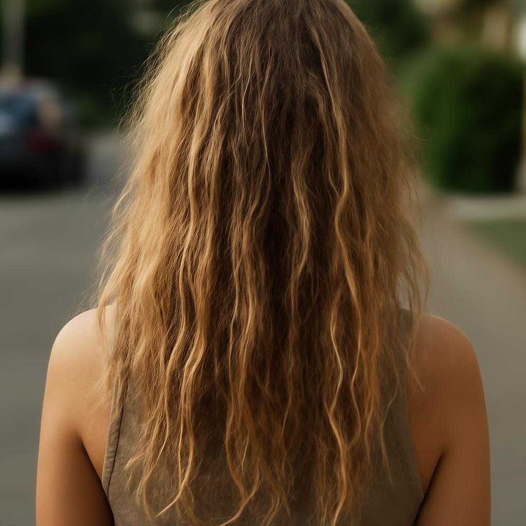 волосы после лета