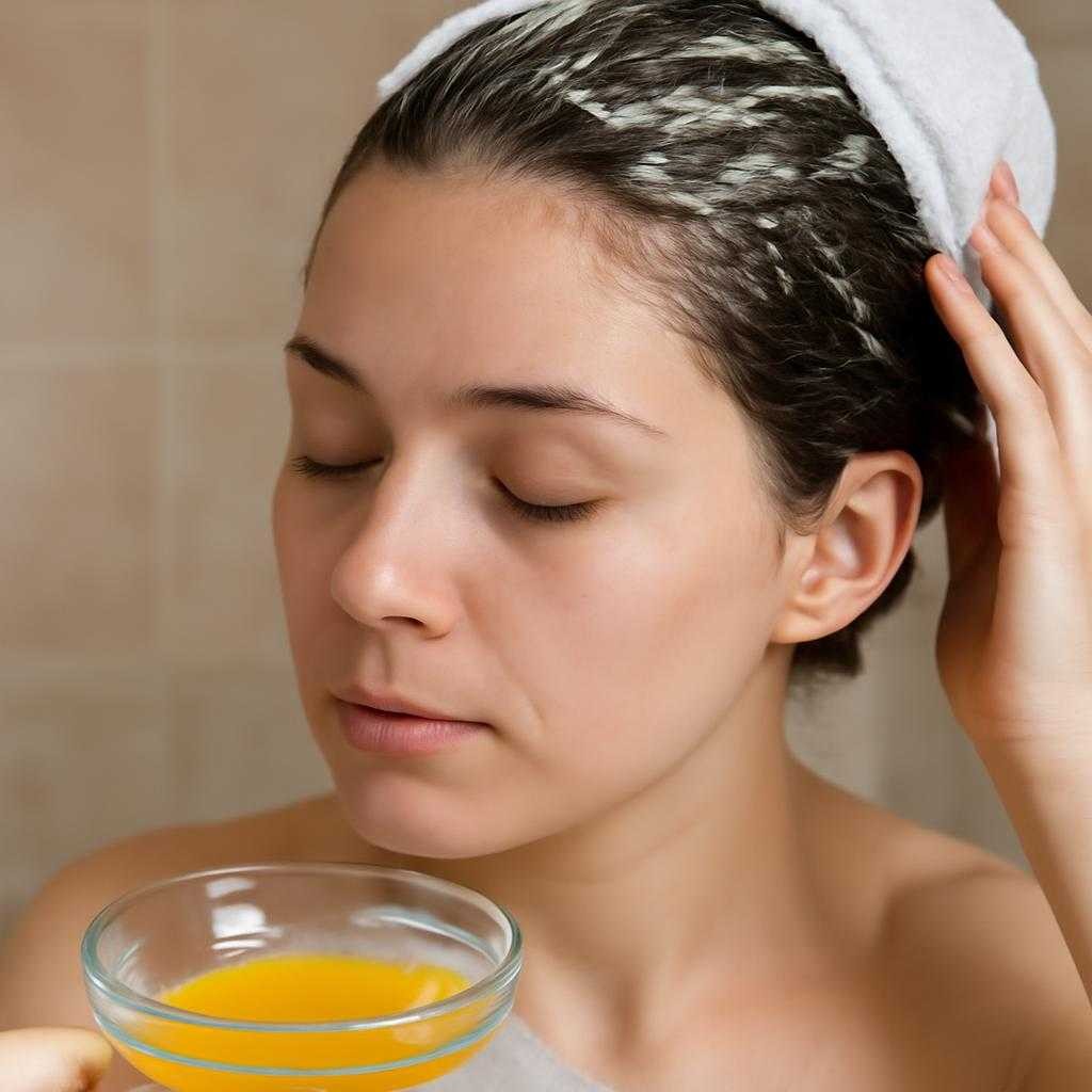 яичная маска