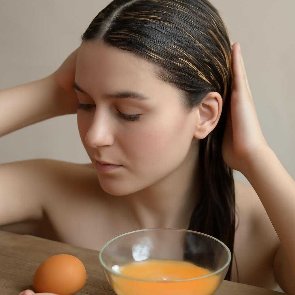 яичная маска для волос