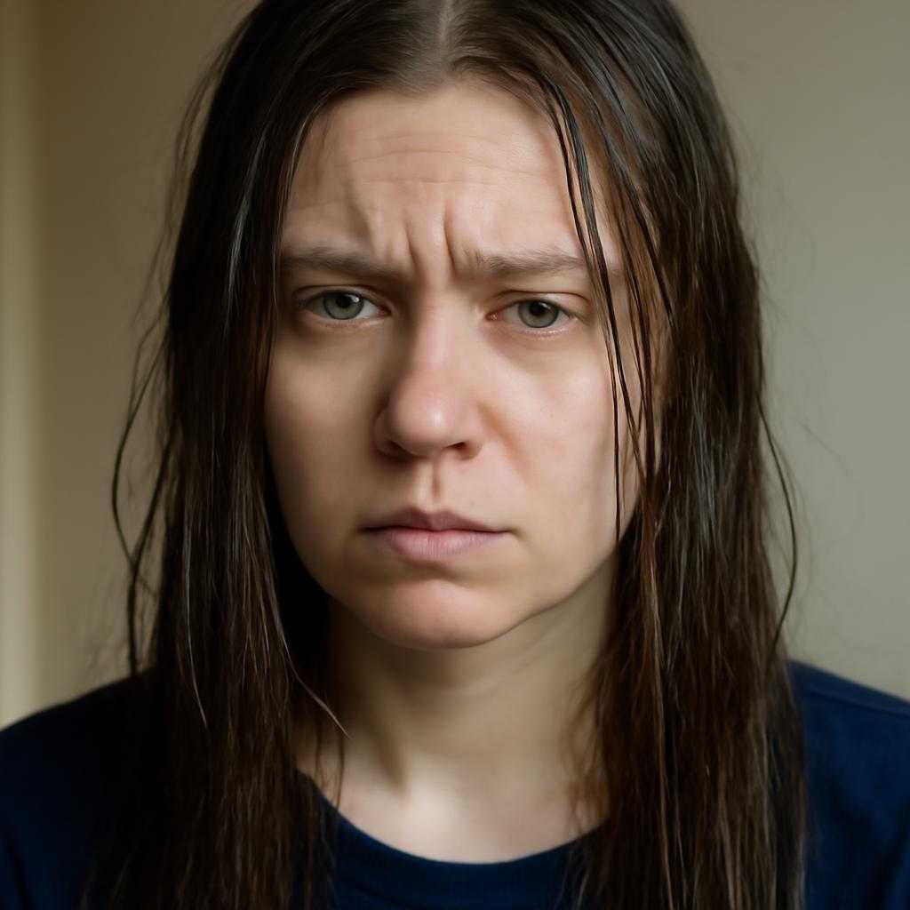 жирные волосы