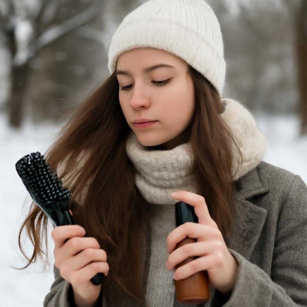зимний уход за волосами