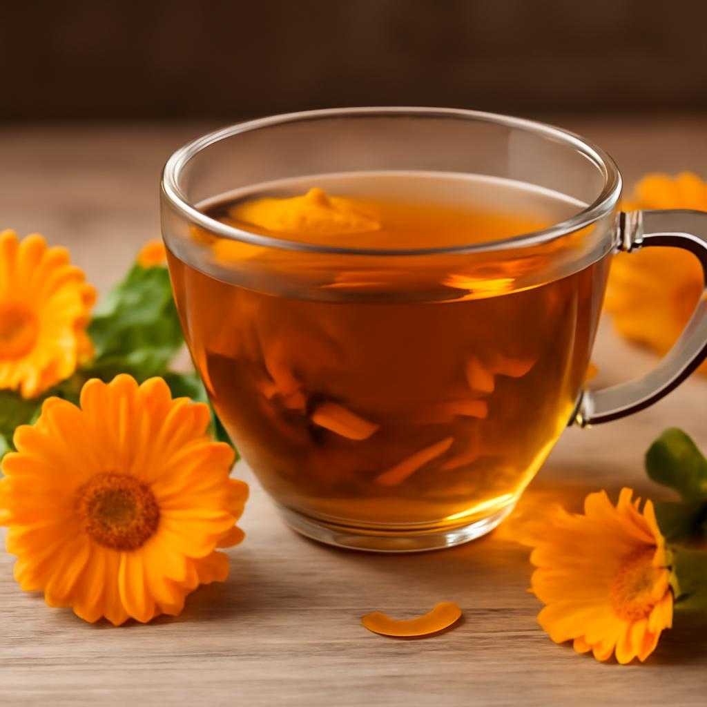 чай из календулы