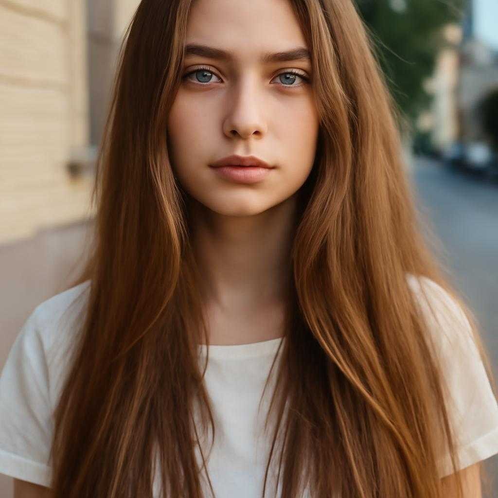 длинные волосы