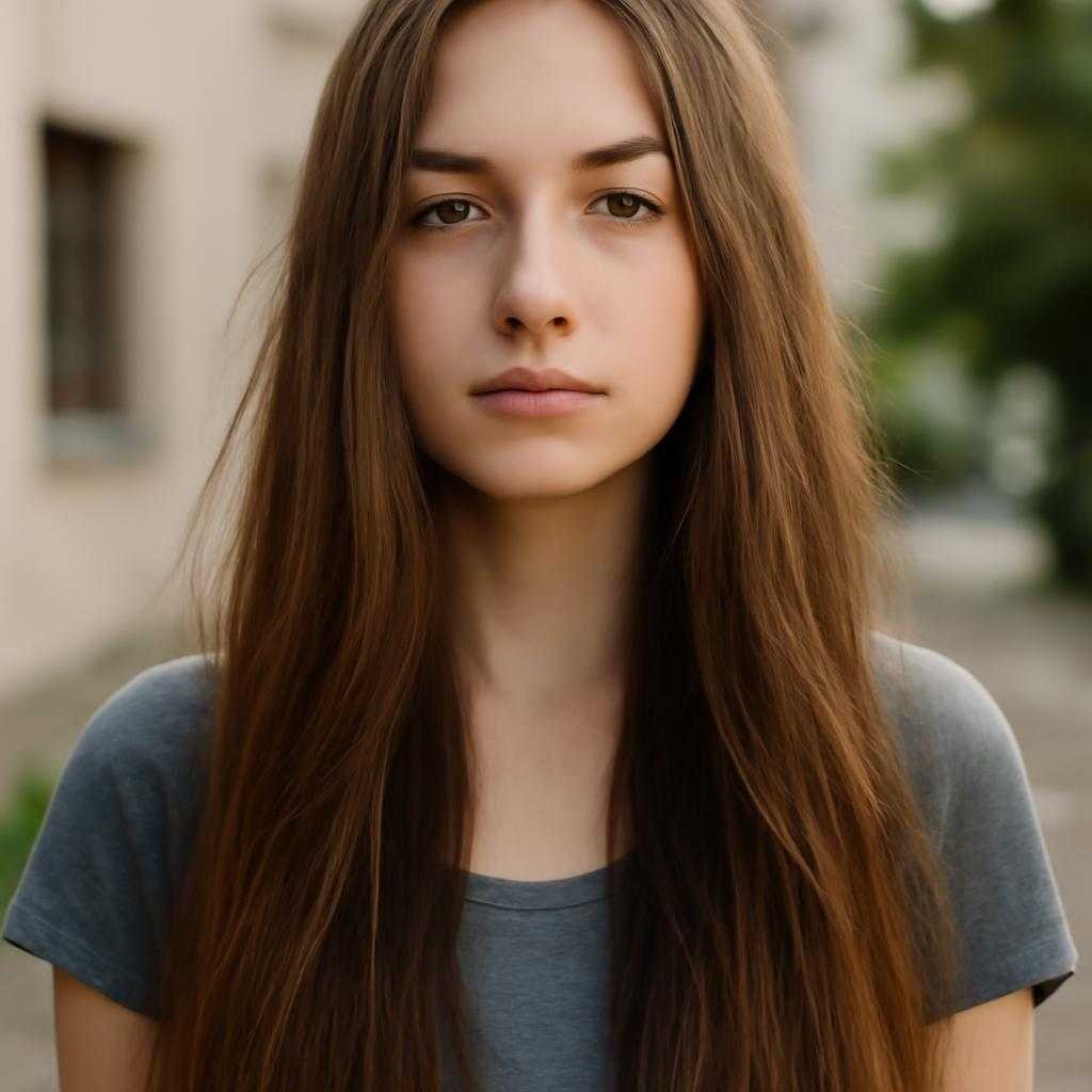 длинные волосы