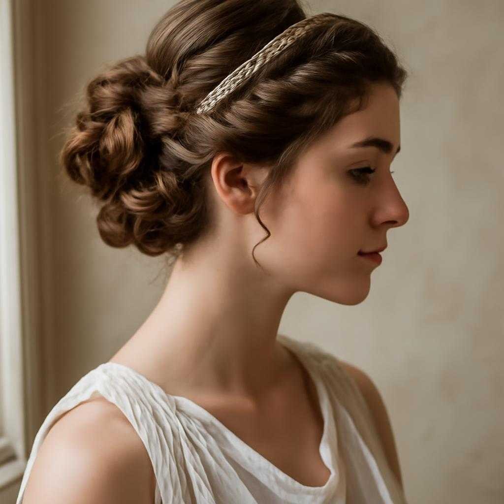 греческая прическа