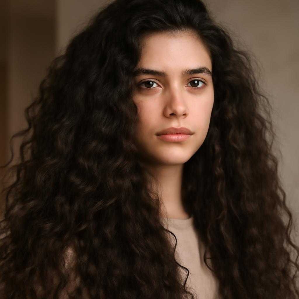 густые волосы