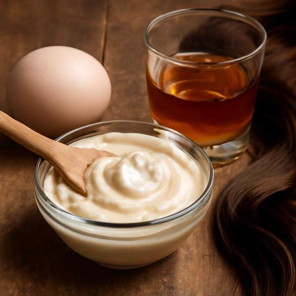 маска для волос с коньяком