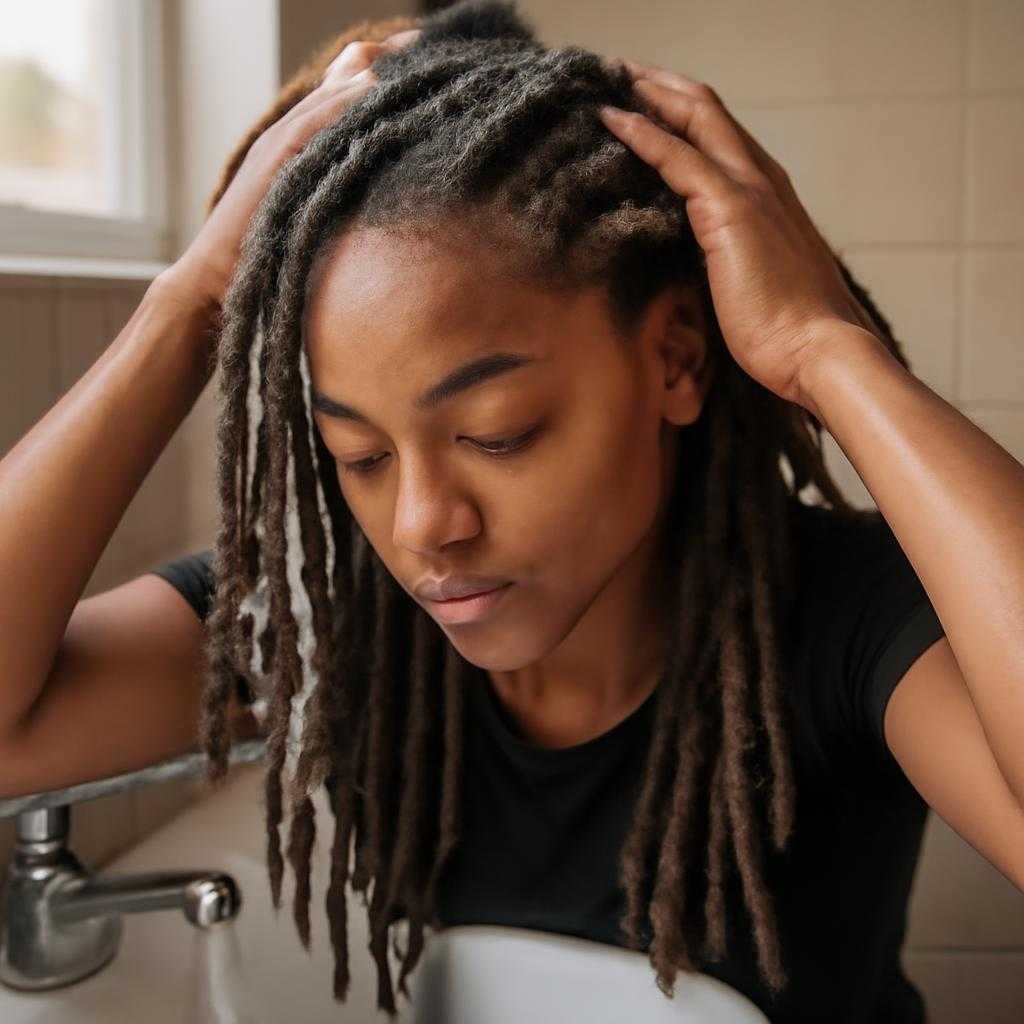 мытьё дредов