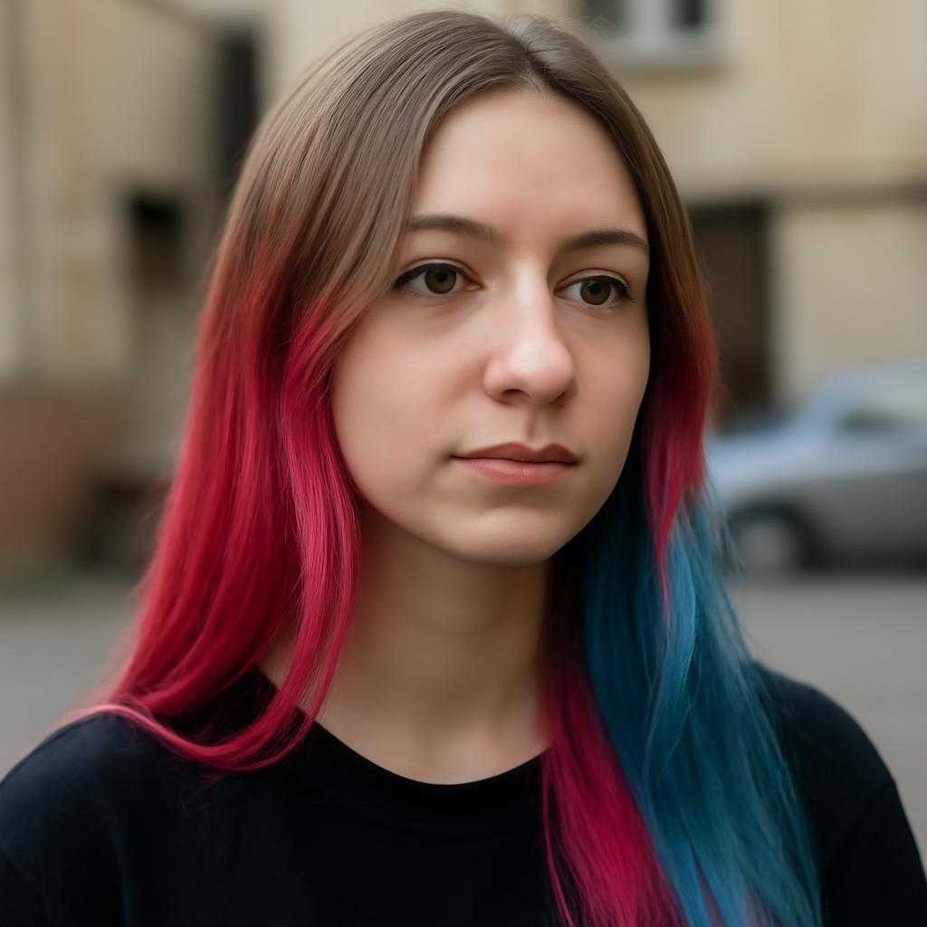 окрашенные волосы
