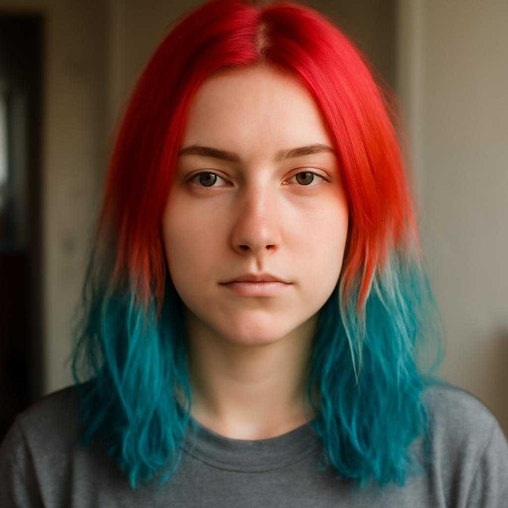 окрашенные волосы