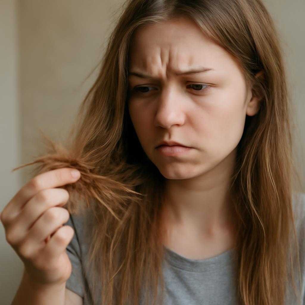 повреждённые волосы