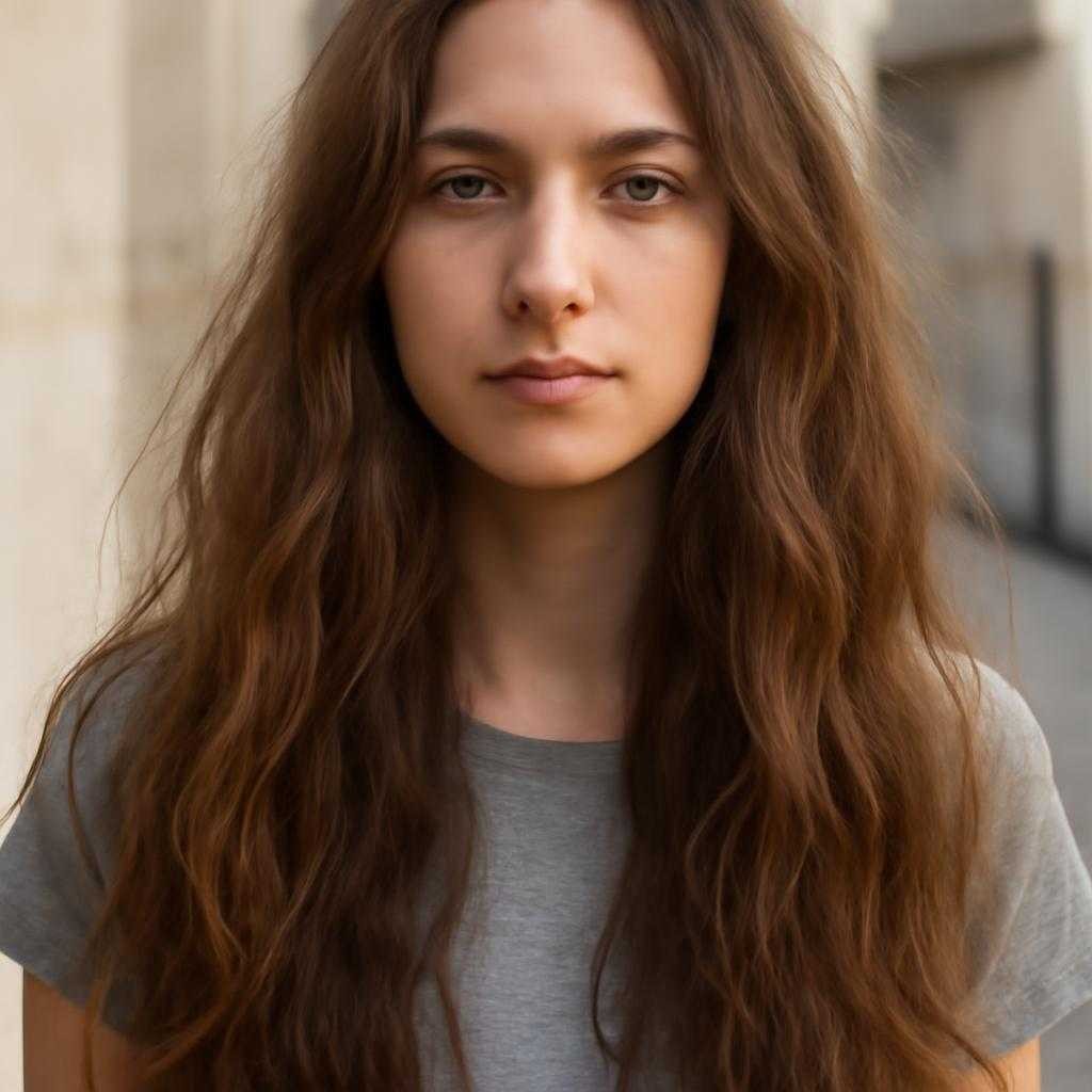 длинные волосы