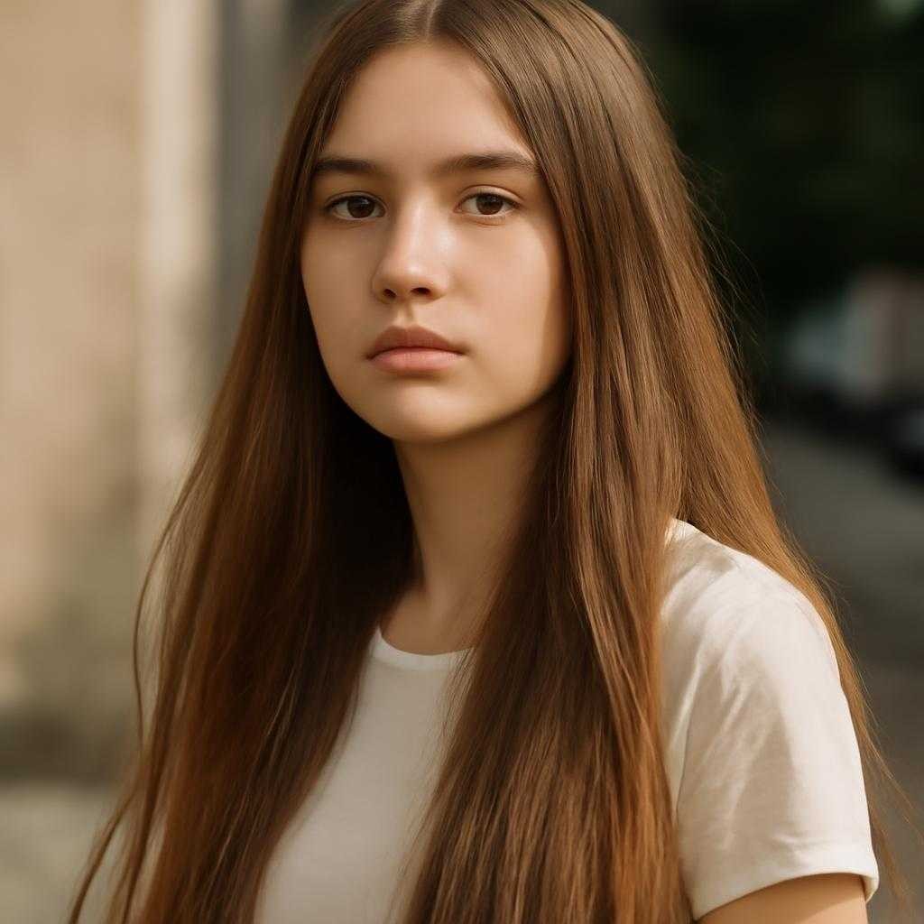 длинные волосы