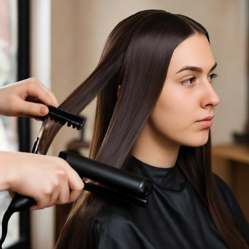 кератиновое выпрямление волос