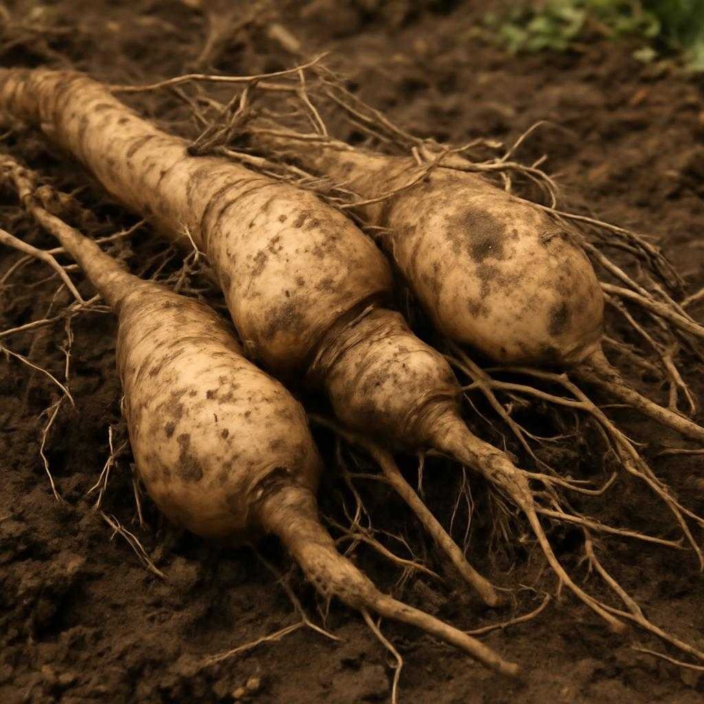 жирные корни