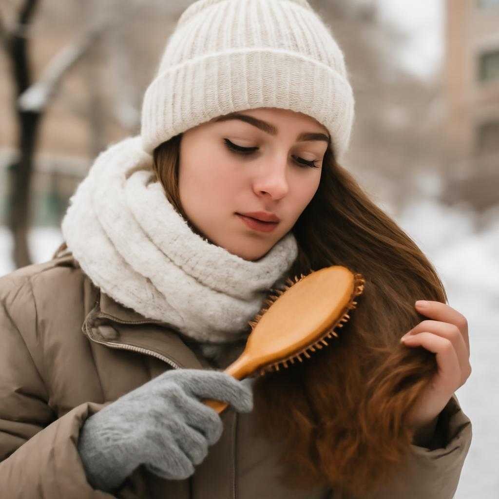 зимний уход за волосами