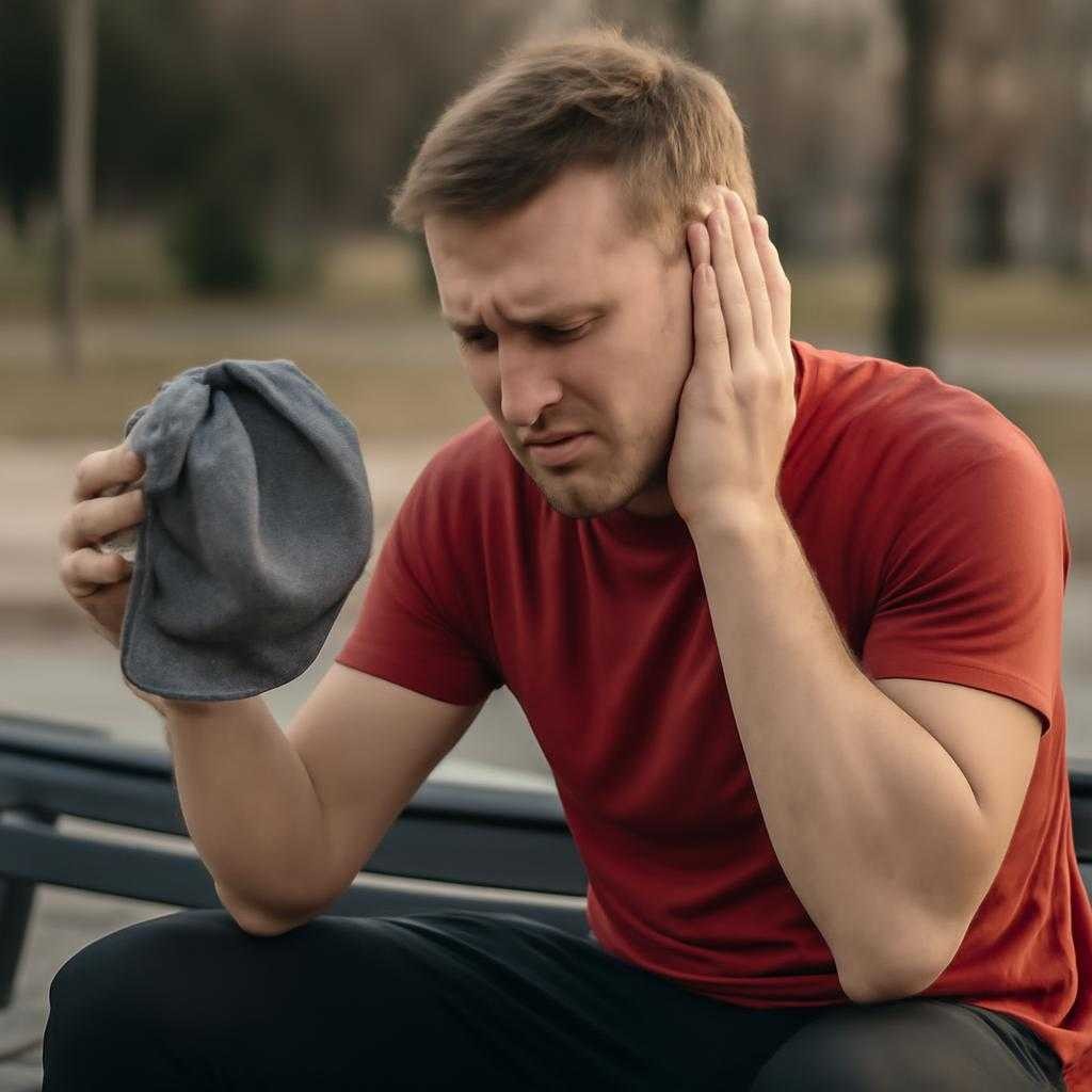 дискомфорт после спортивных шапок