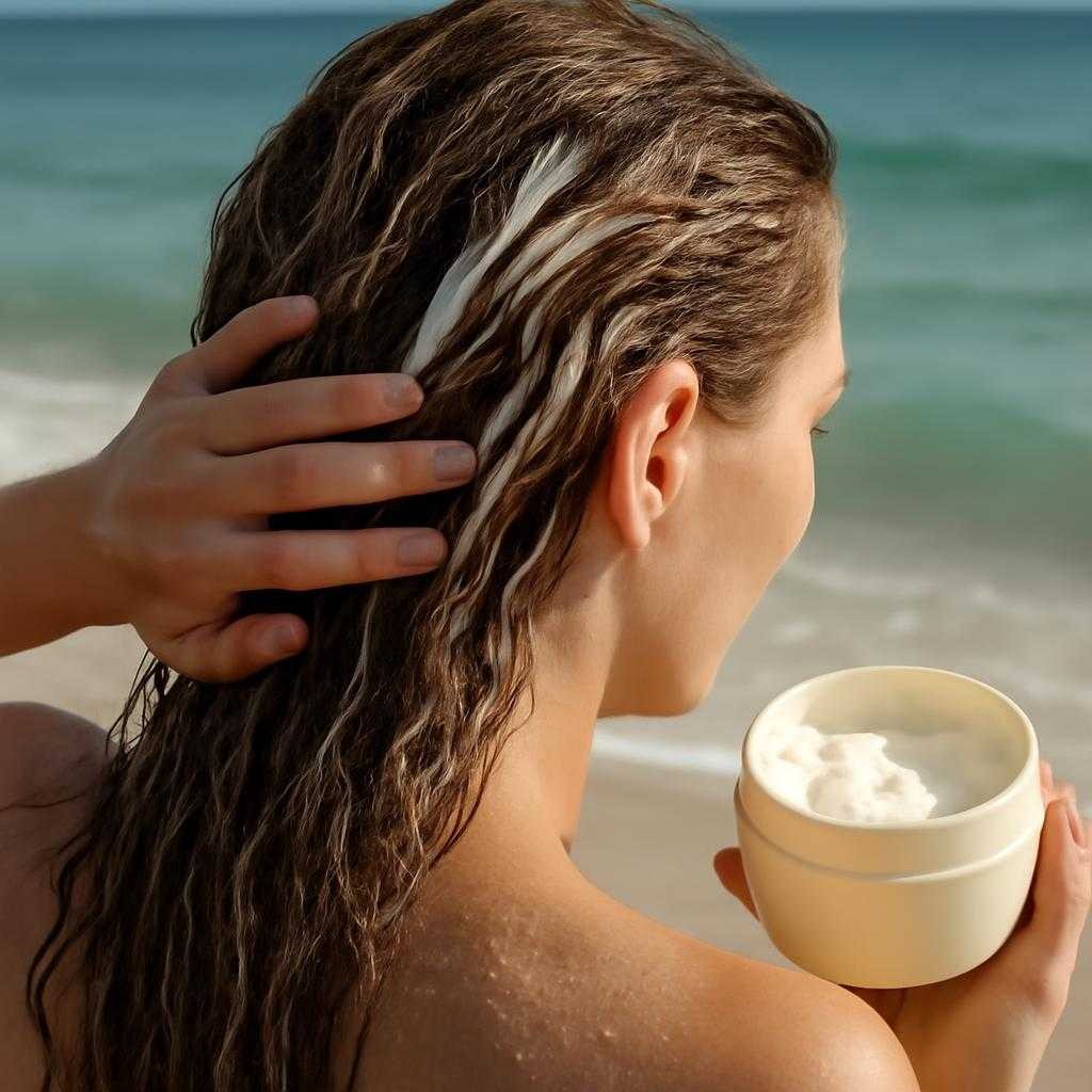 маска для волос после морской соли