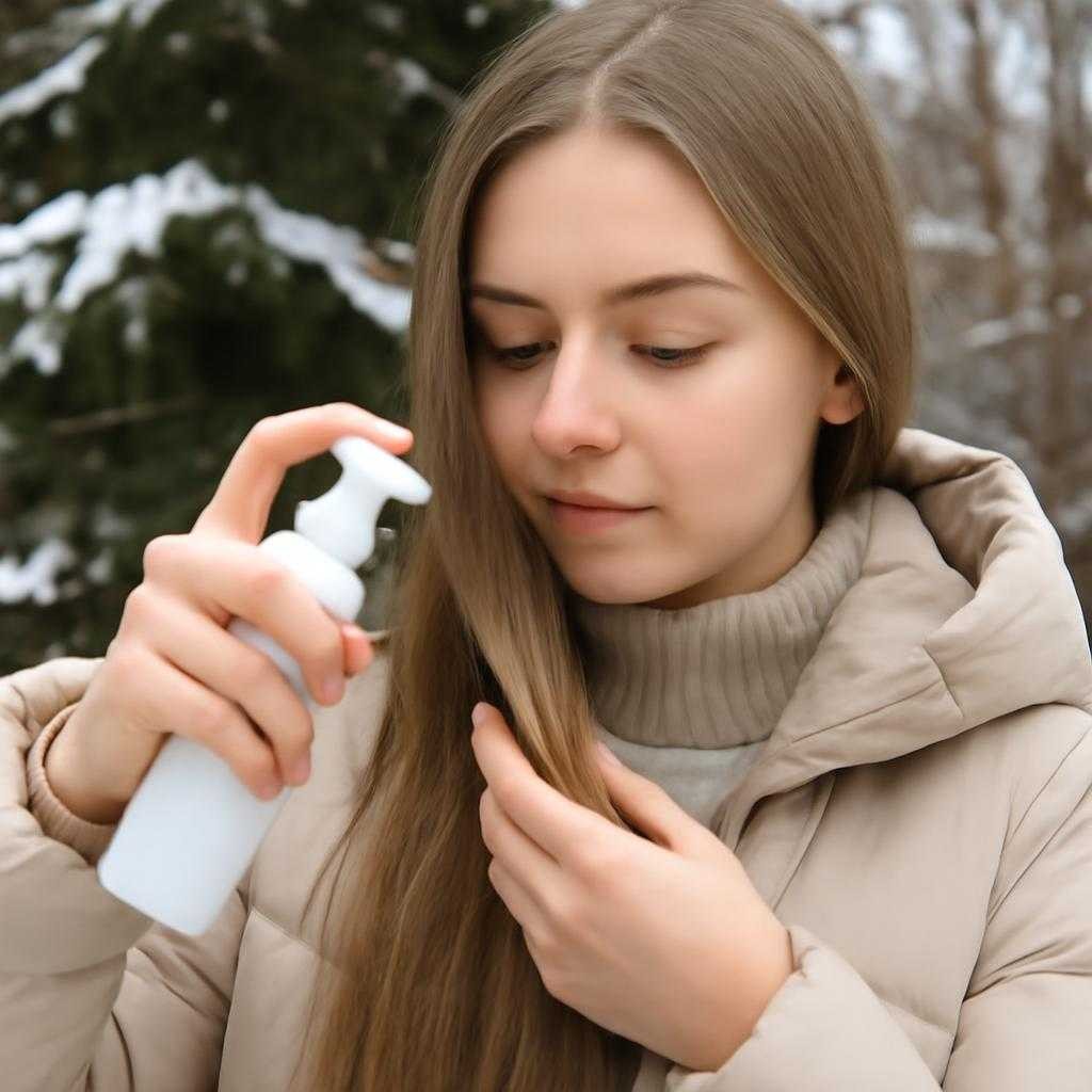 несмываемый уход для волос зимой