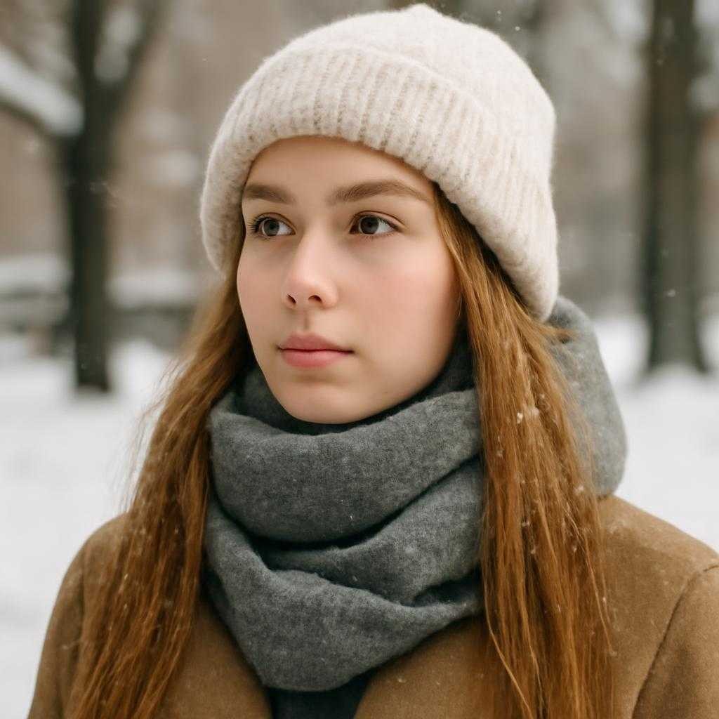 защита волос зимой